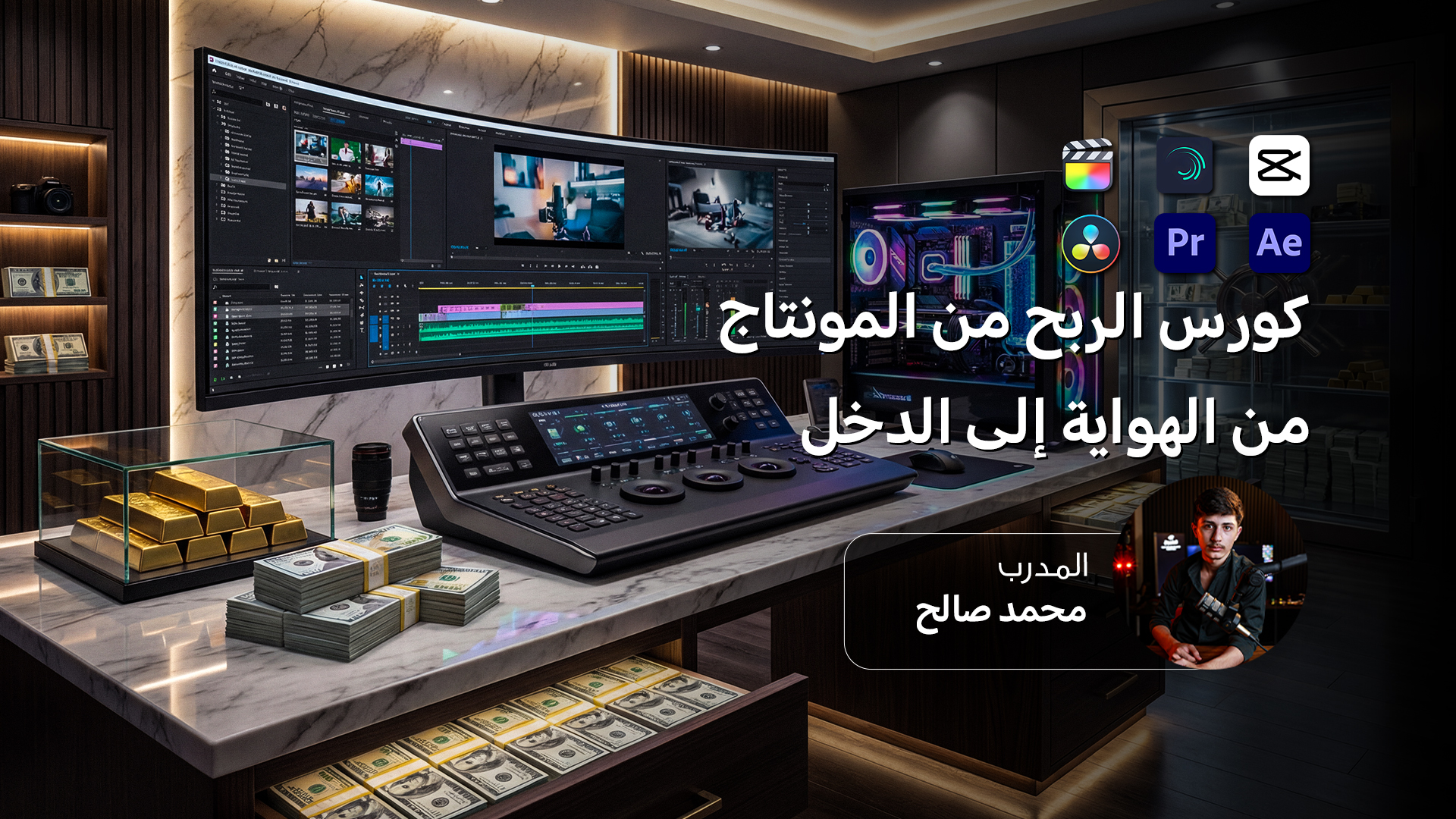 الربح من المونتاج: من الهواية إلى الدخل