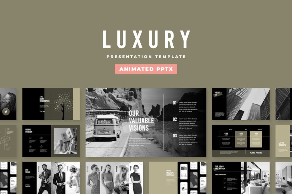 Luxury Animated PowerPoint Template