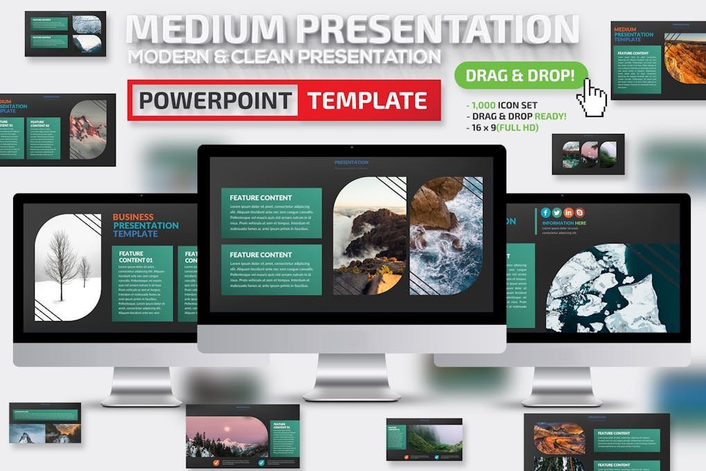 Medium Powerpoint Presentation Template