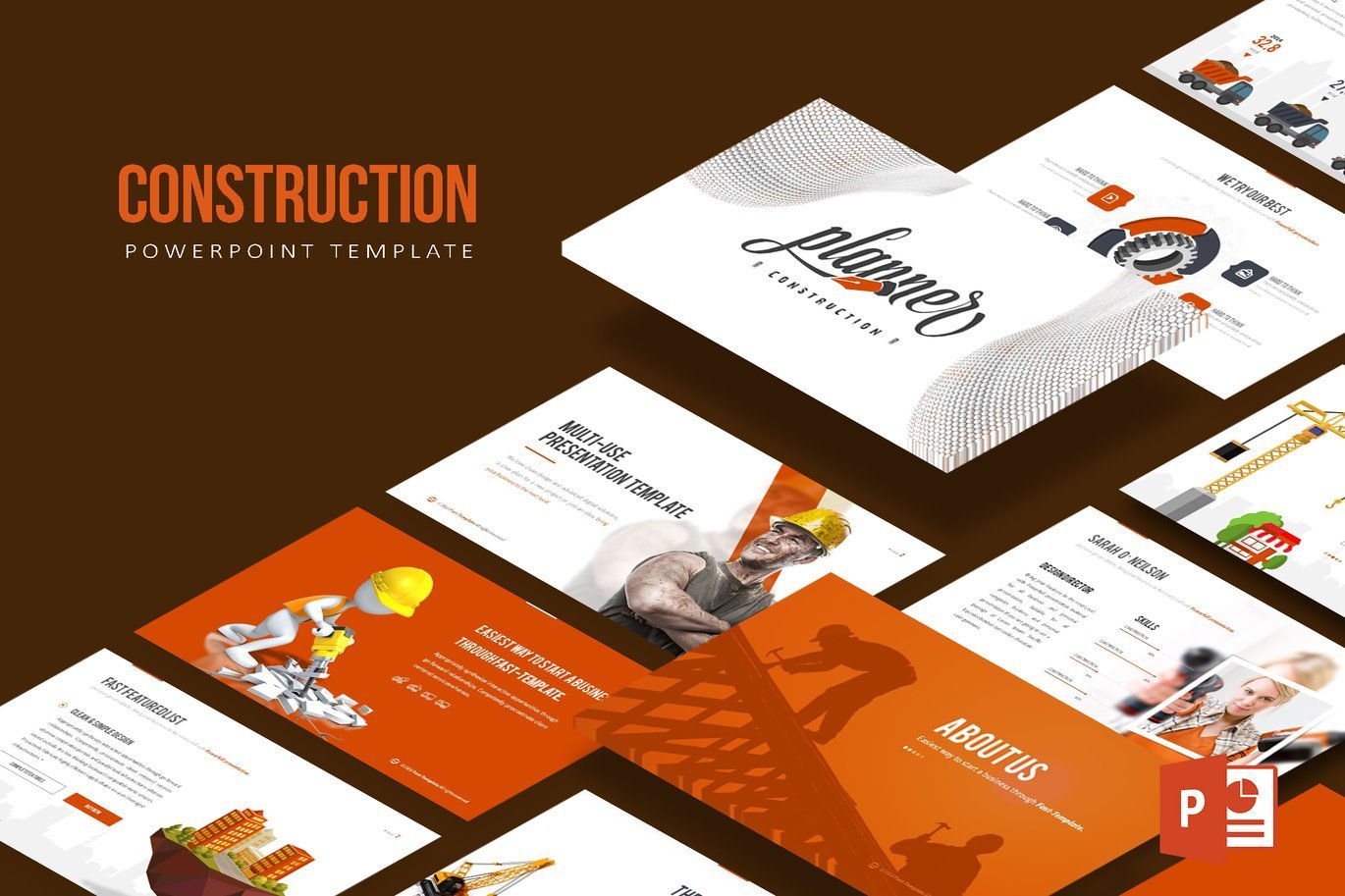 Construction Powerpoint Template