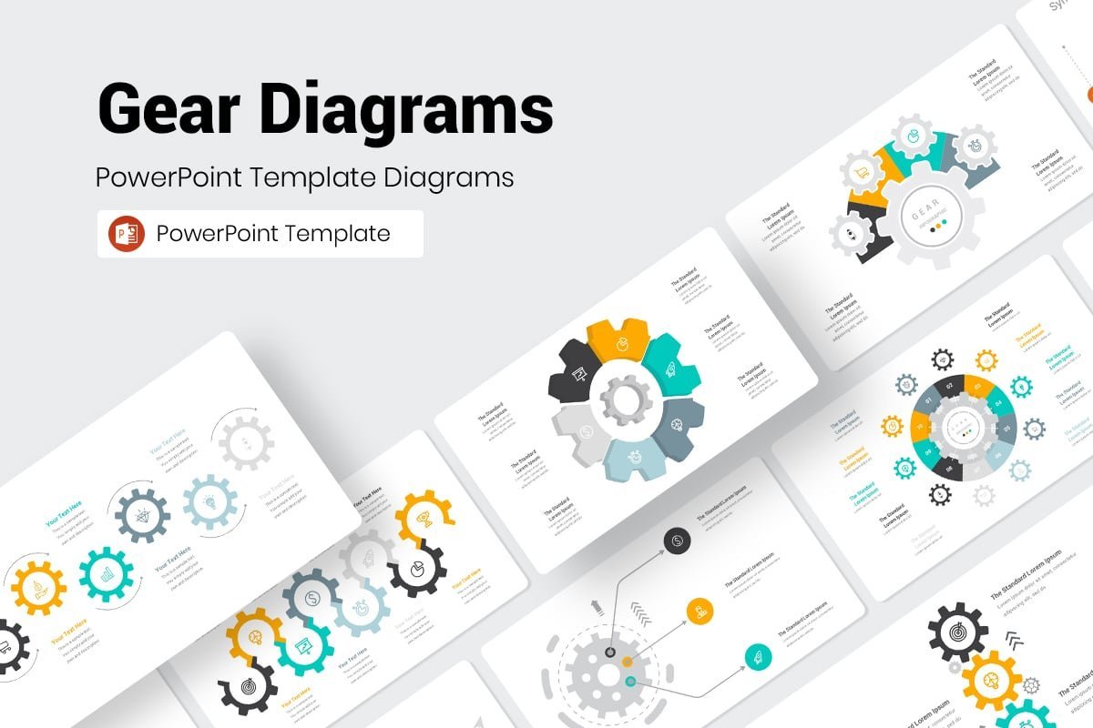 Gear Diagrams PowerPoint Presentation Template
