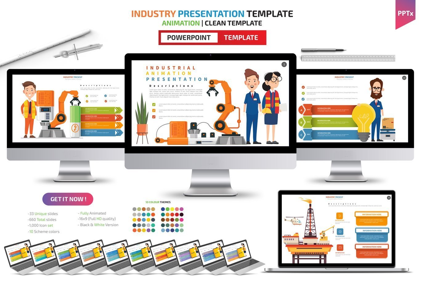 Industrial Powerpoint Templates