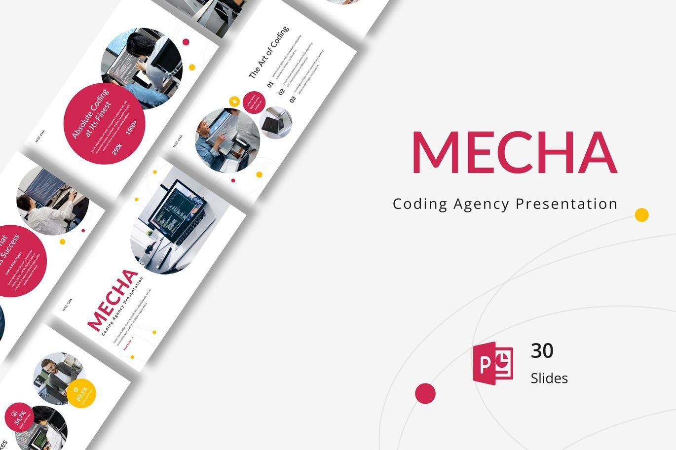 Mecha - Coding Agency Presentation PowerPoint