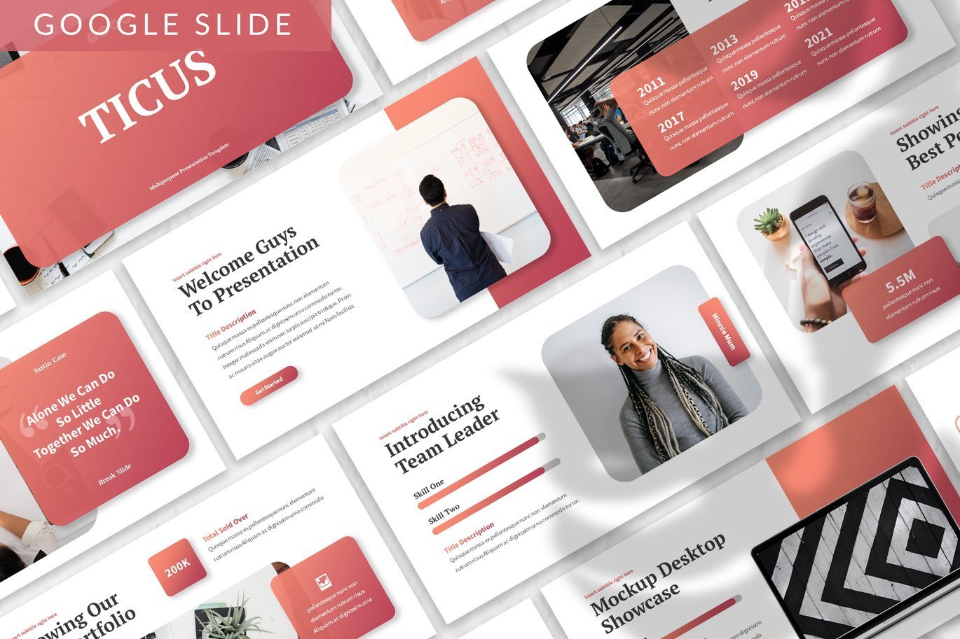 Ticus - Creative Google Slide Template