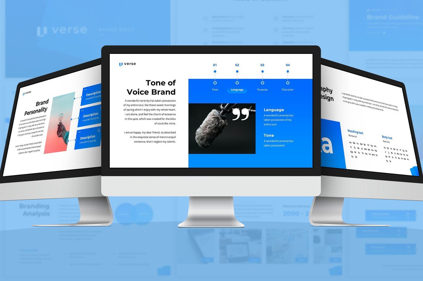 Verse - Brandbook Google Slides Template