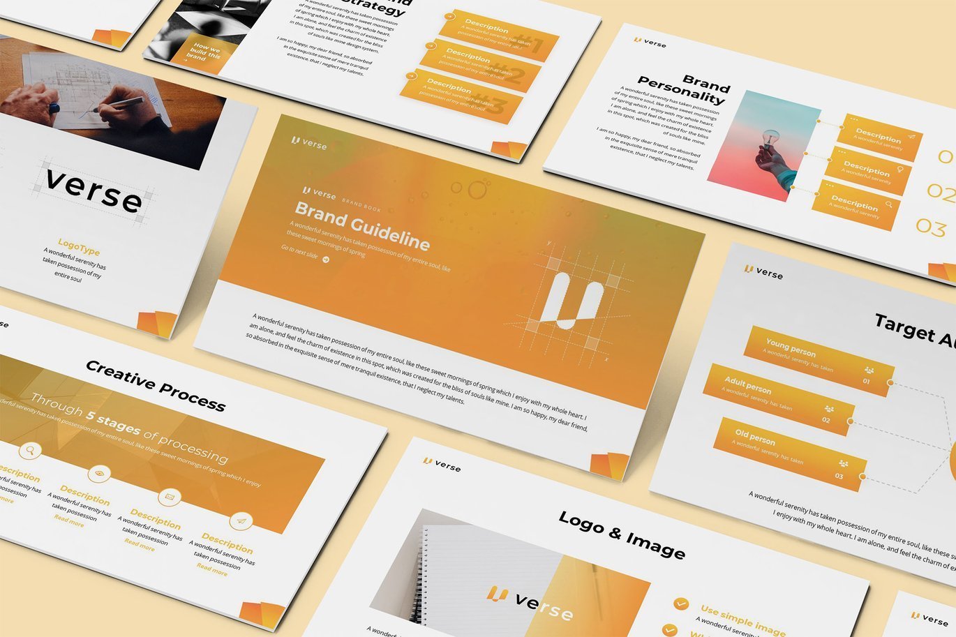 Verse - Brandbook Powerpoint Template