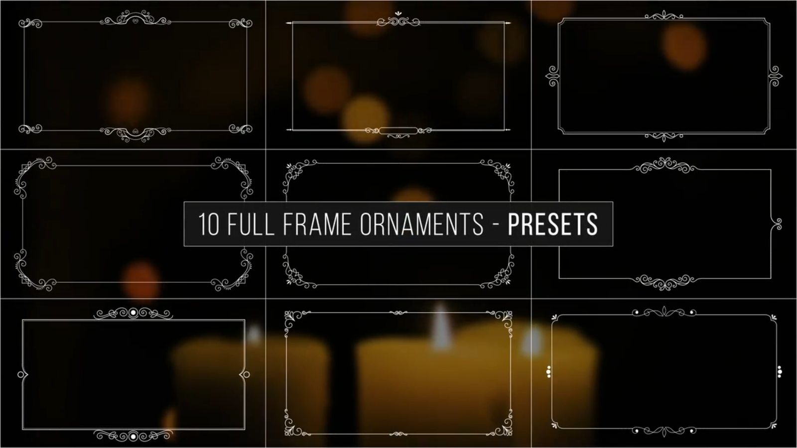 Full Frame Ornaments Presets