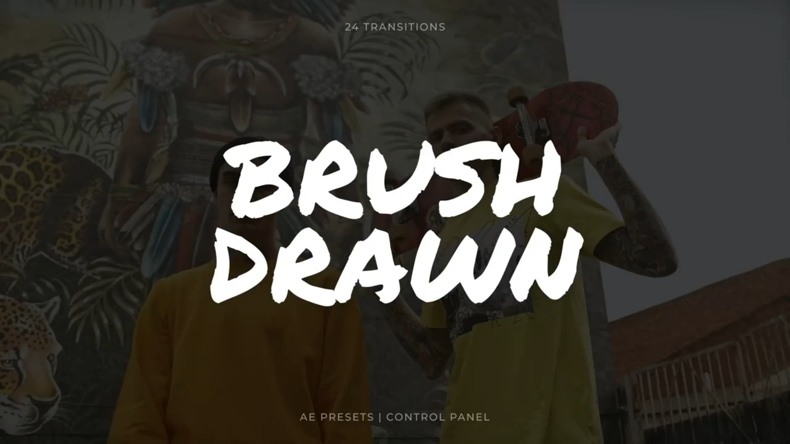 Brush Drawn Overlays Transitions