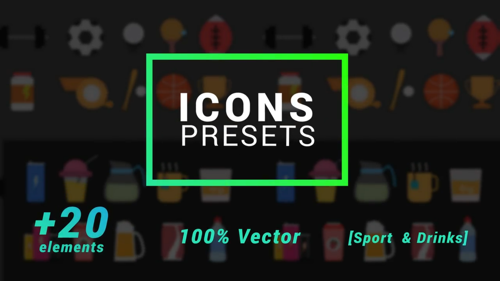 Icons Presets - Sports And Drinks
