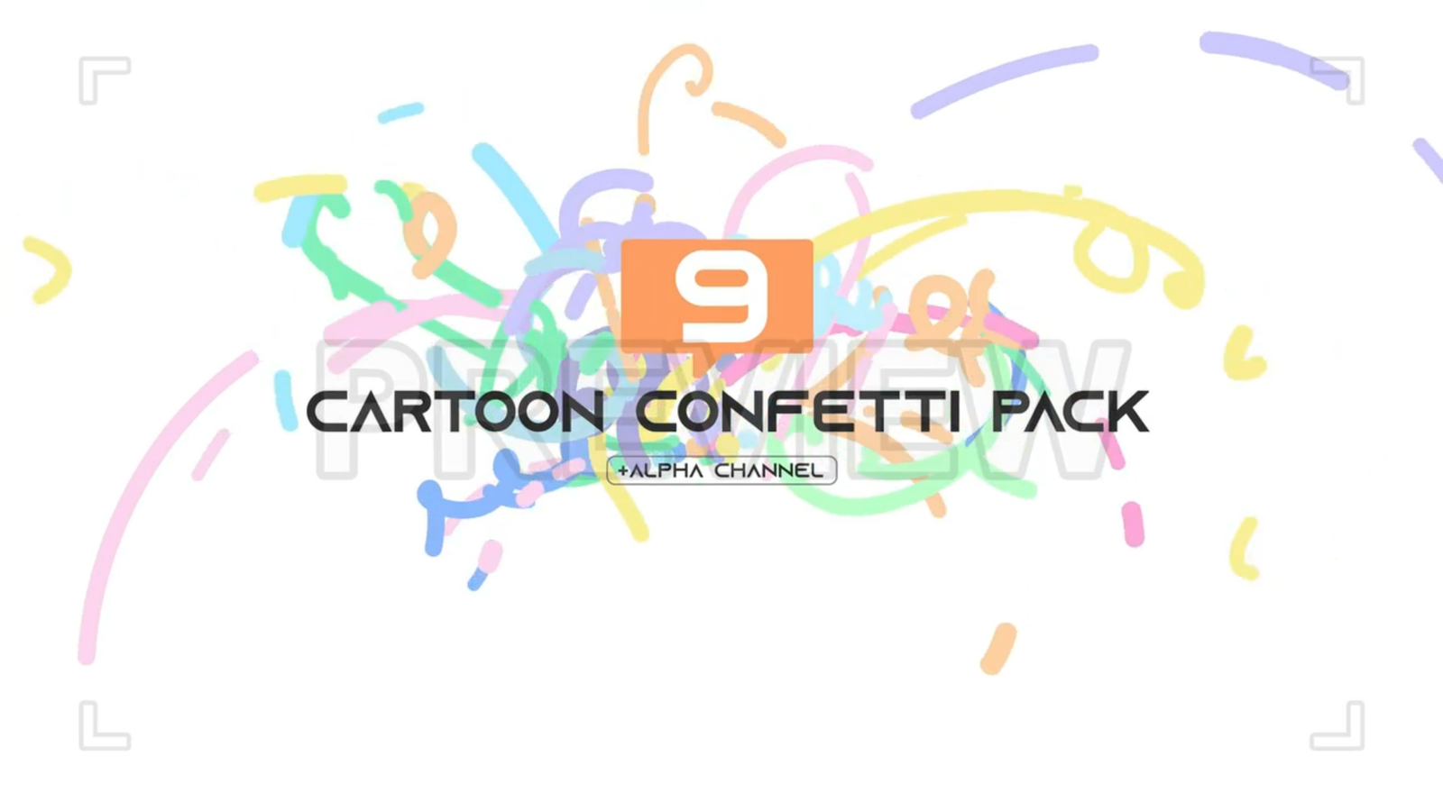 Cartoon Confetti Pack