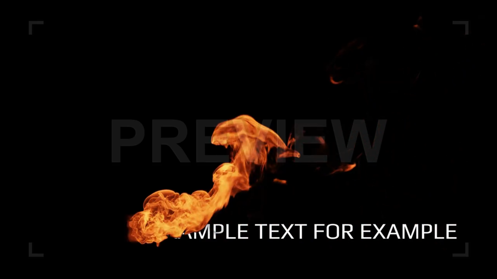 Lower Thirds Fire Reveal On Alpha