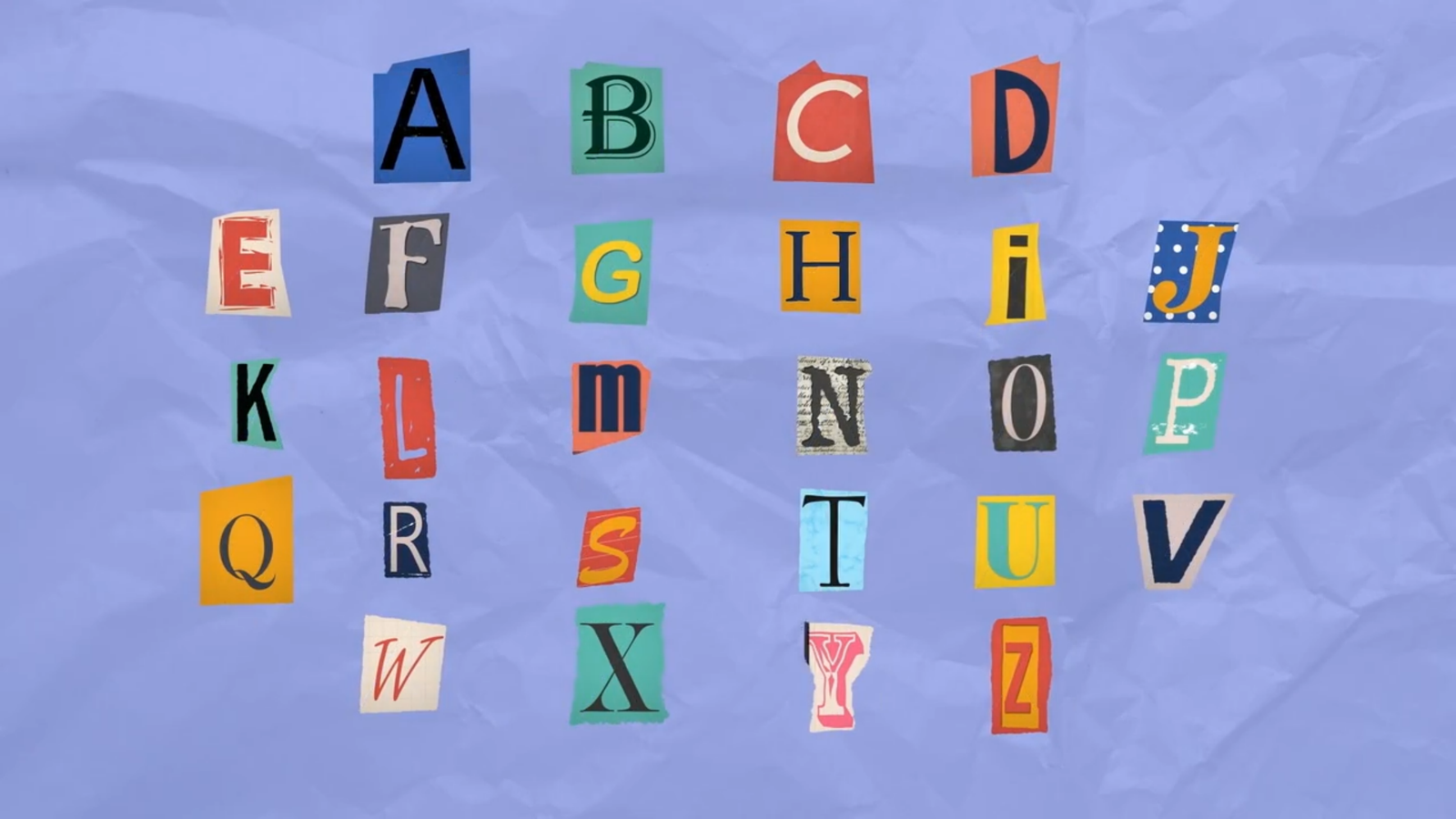 Grunge Alphabet
