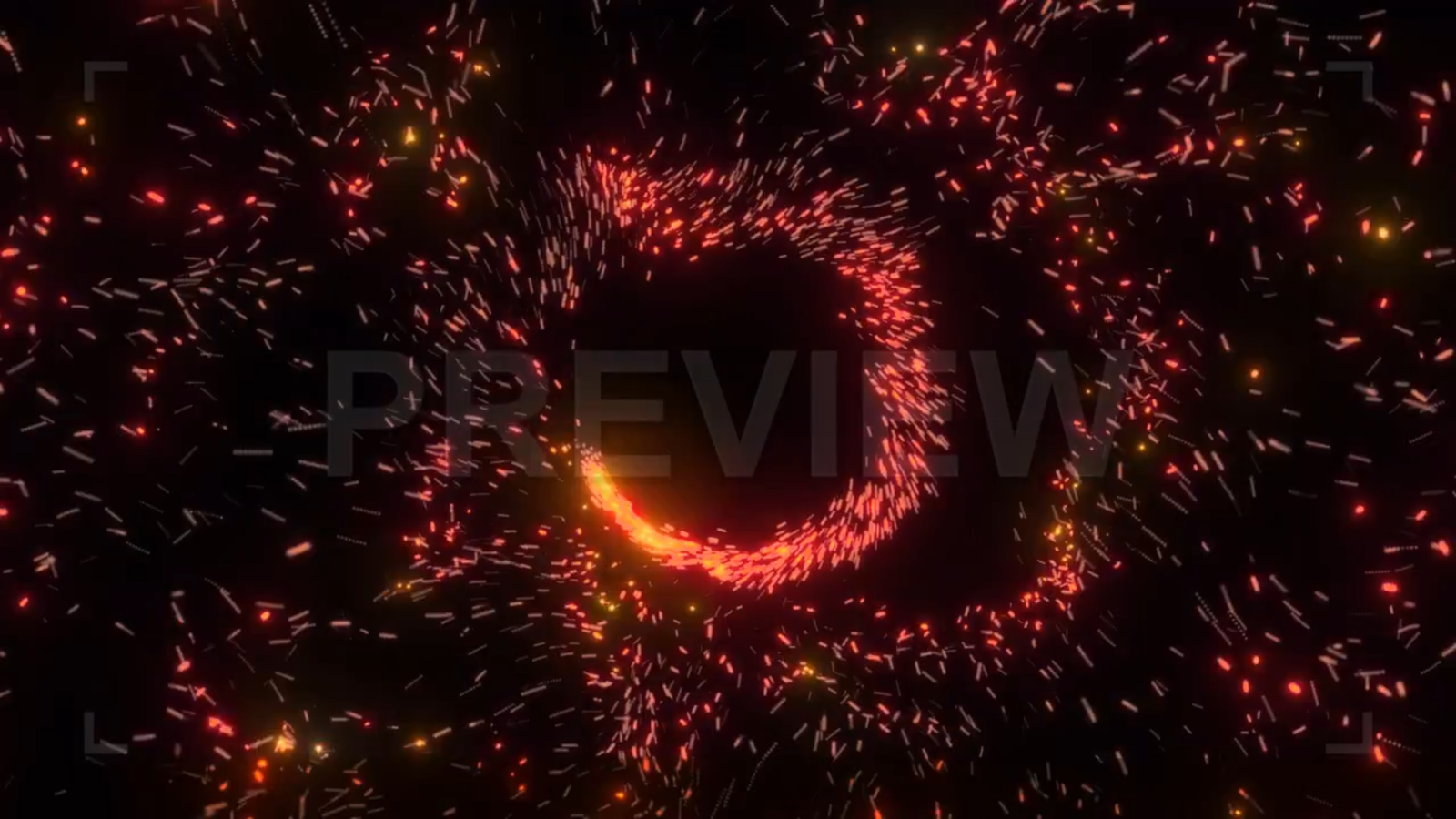 Fire Particles Swirl