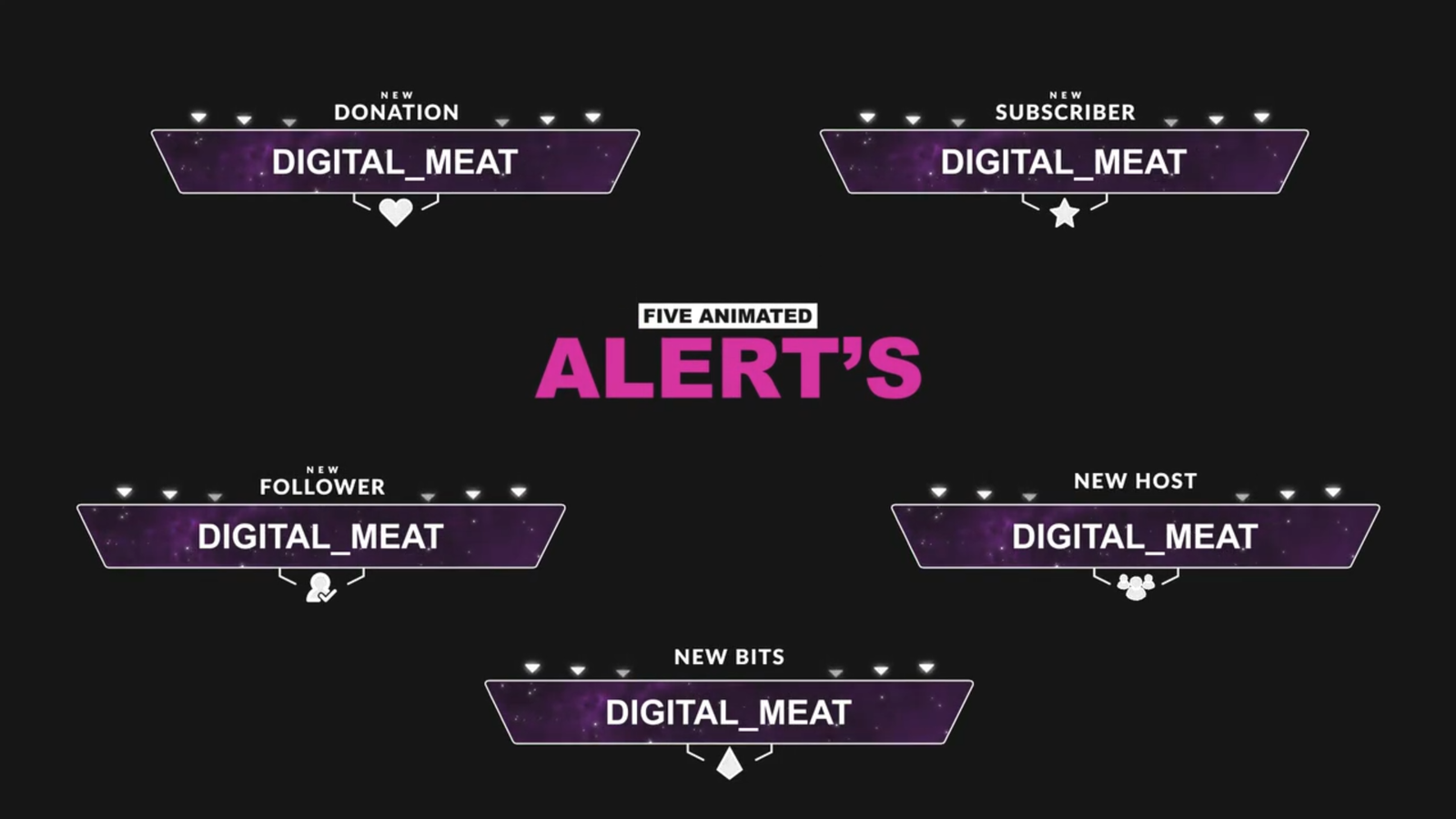 Stream Package - Overlays, Screens V4