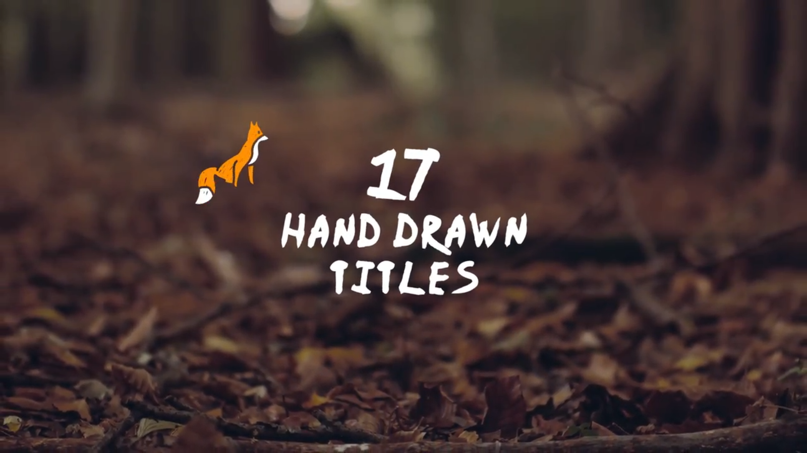Autumn Nature Hand Drawn Titles