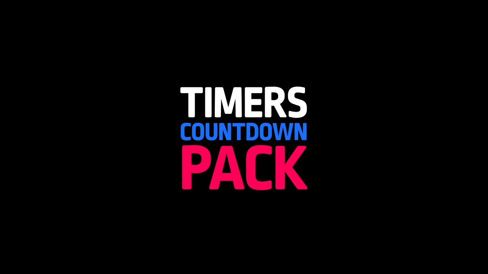 Timers Countdown Pack
