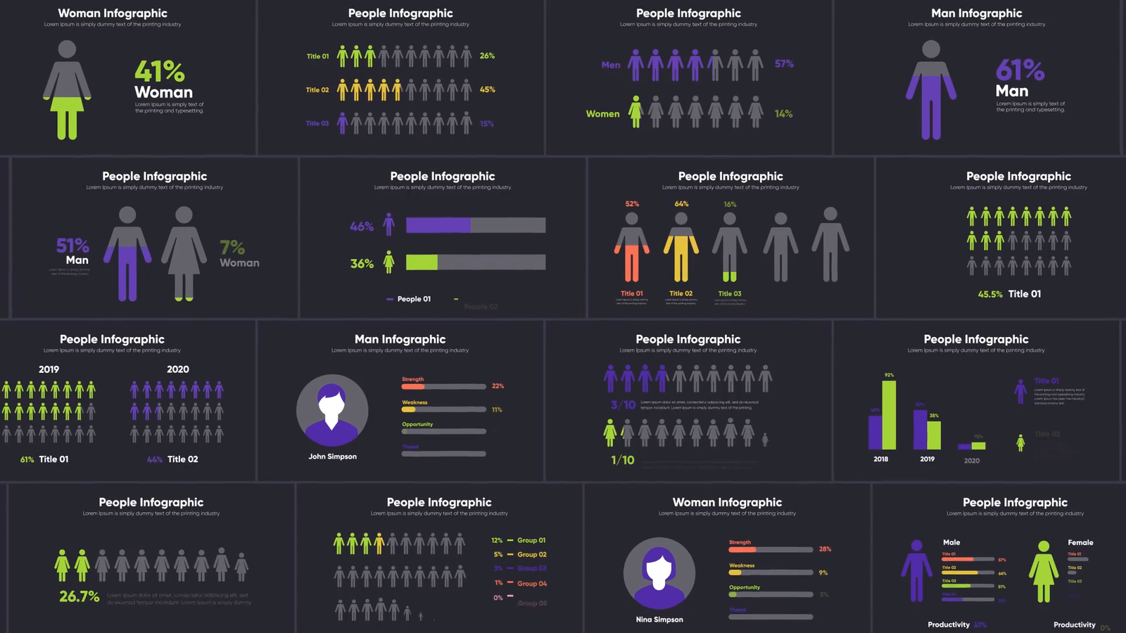 People Infographics