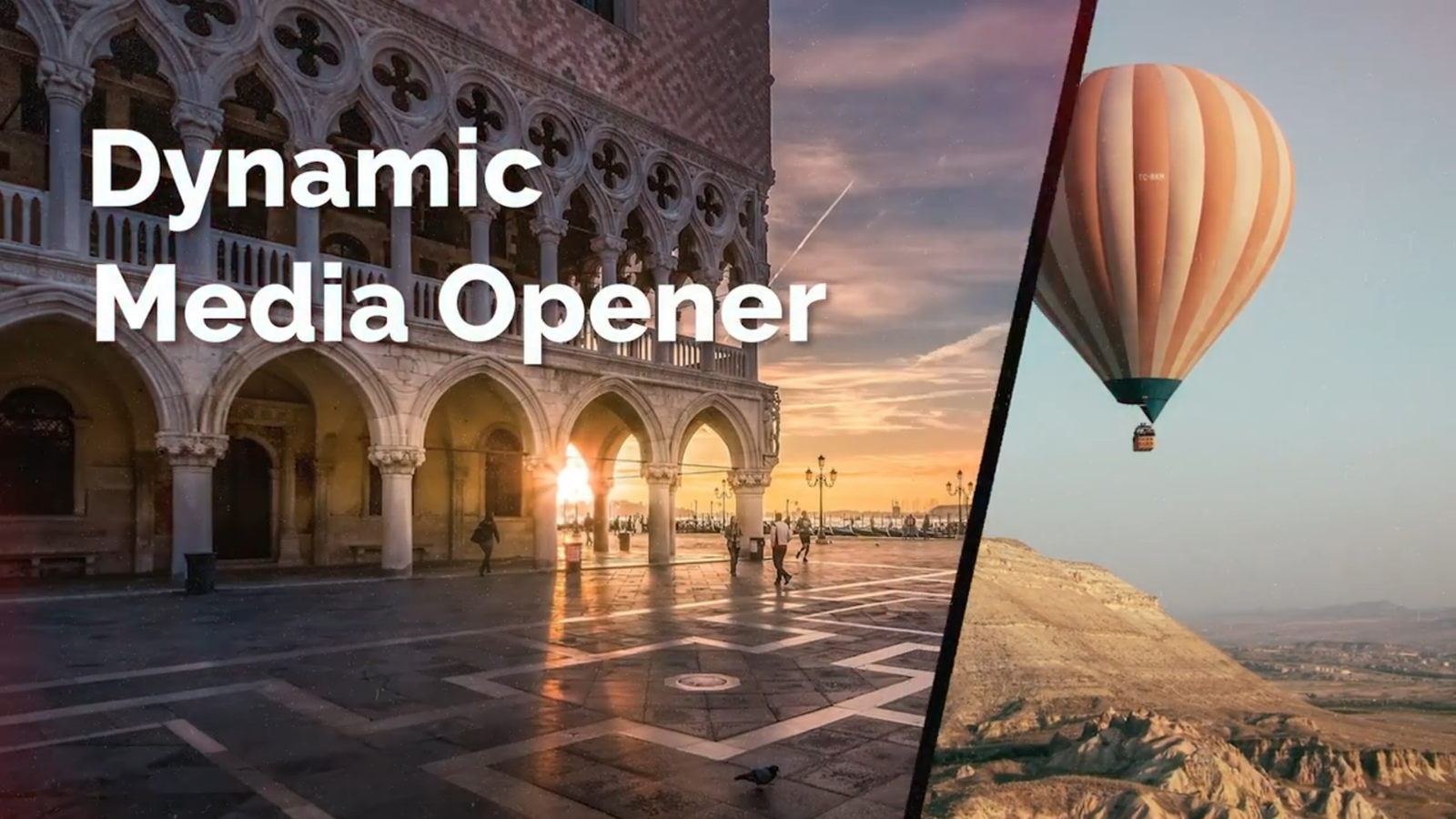 Multiscreen Trendy Media Opener