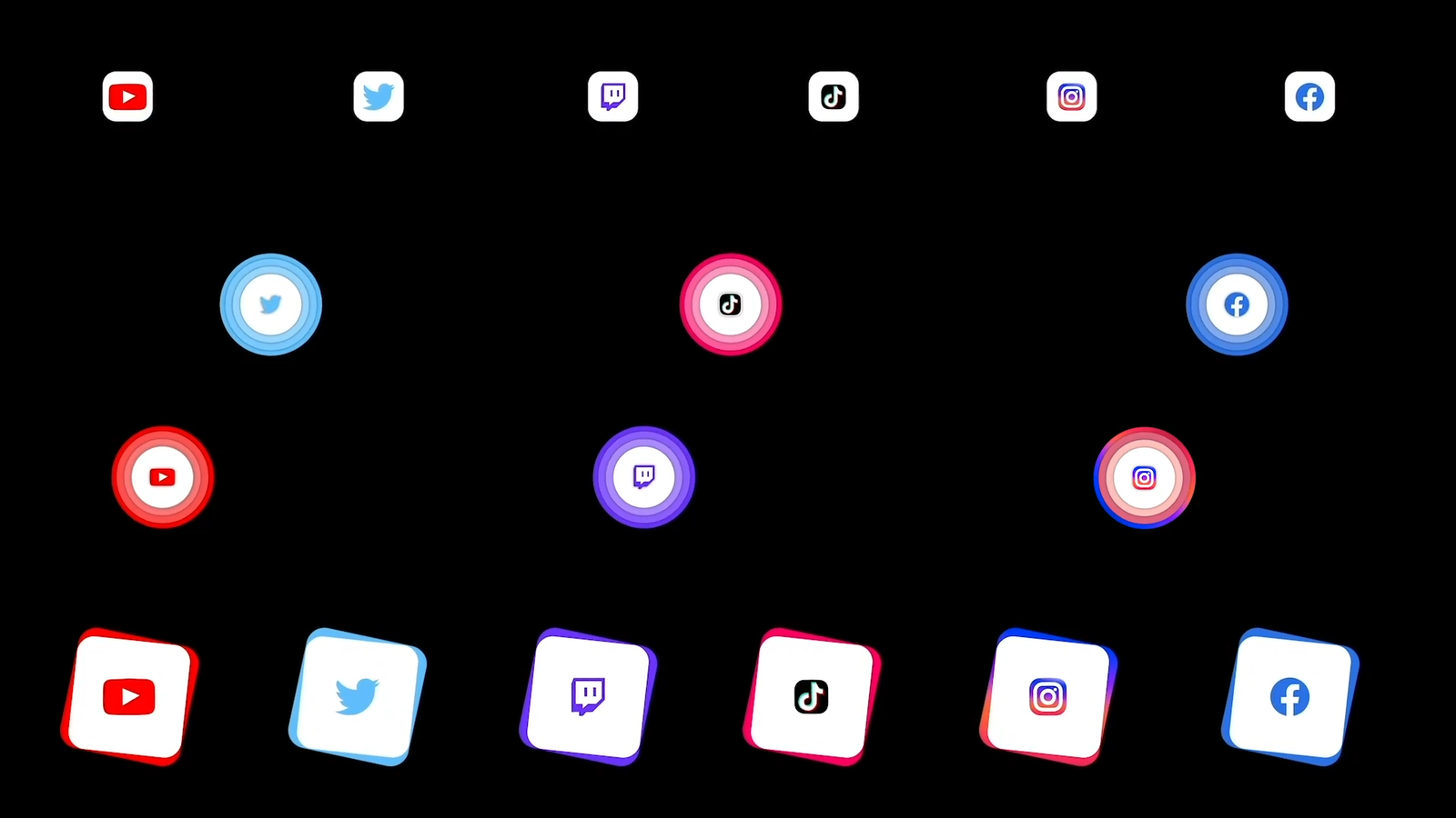 Social Media Lower Thirds v4