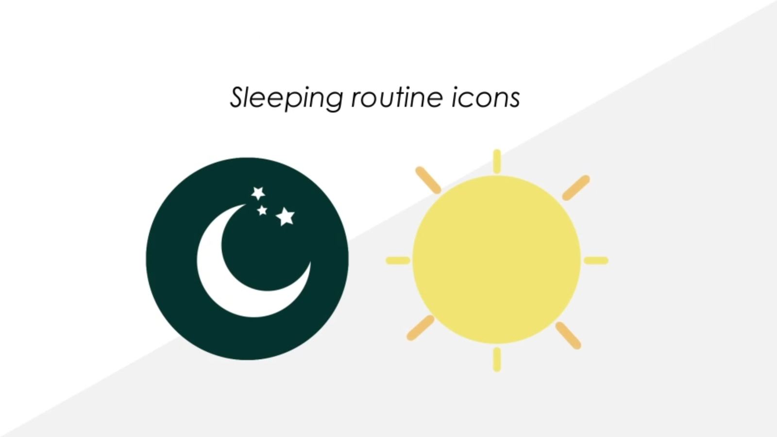 Flat back to school icons