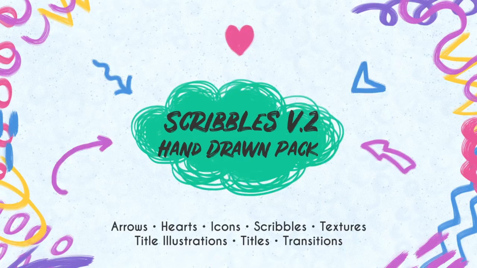 Scribbles V.2. Hand Drawn Pack