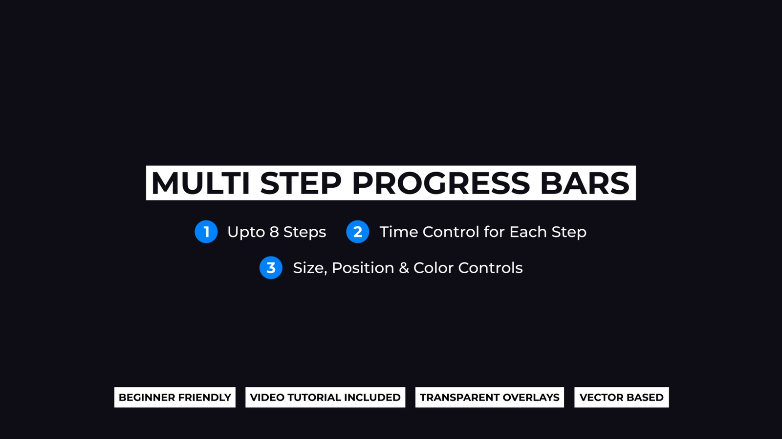 Multi Step Progress Bars