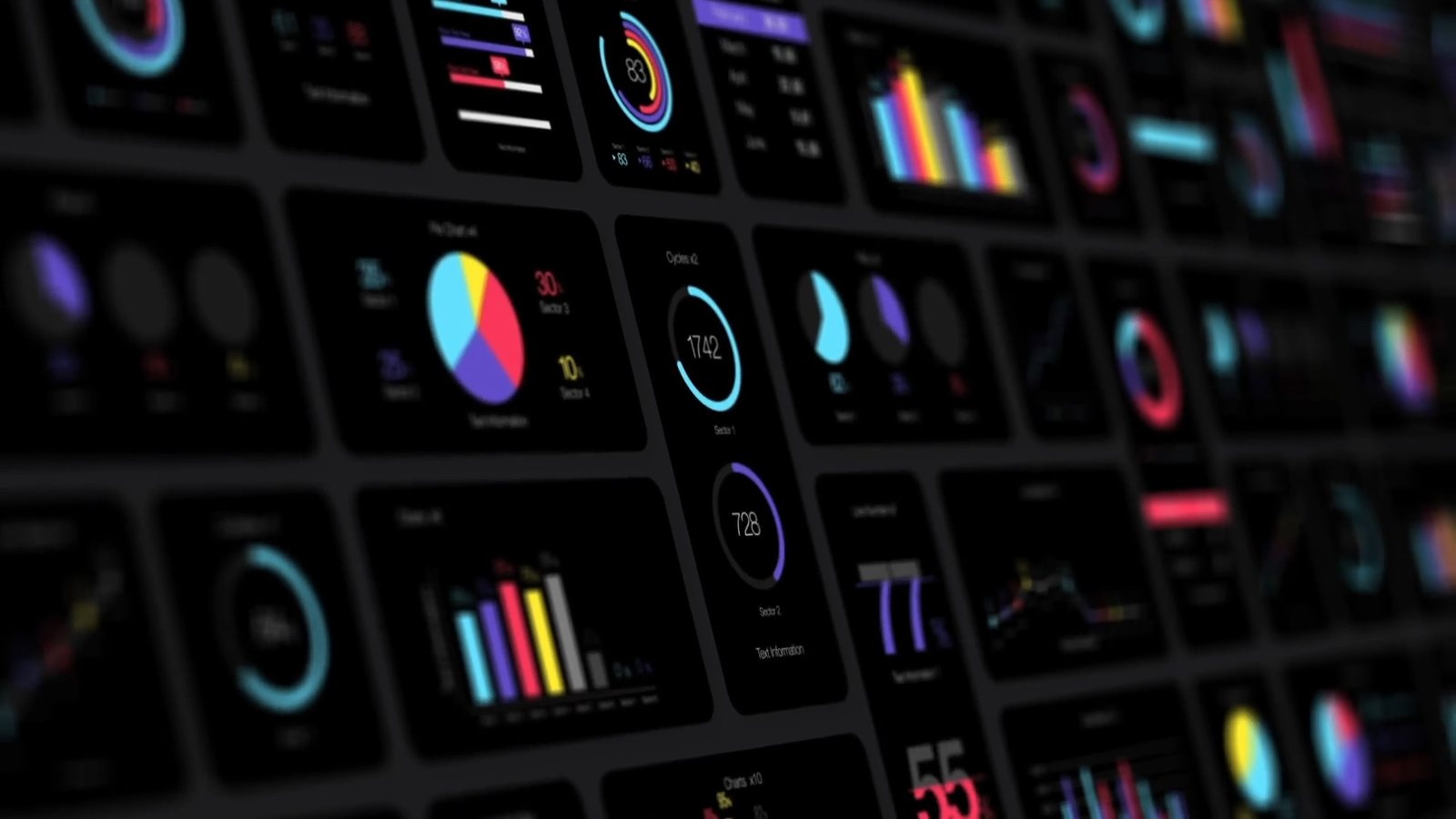 HUD Dashboard Infographics