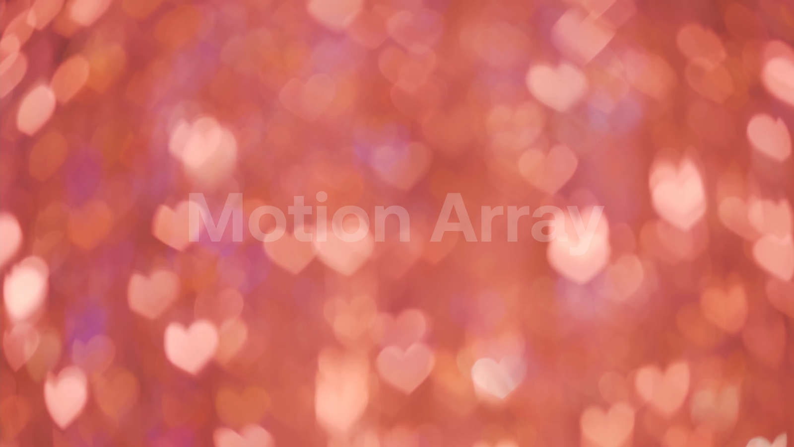 Red Hearts Bokeh