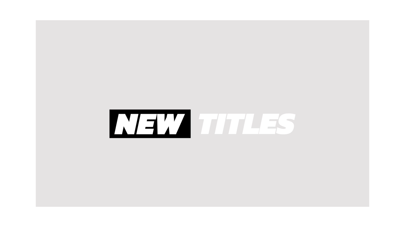 Creative Titles | After Effects
