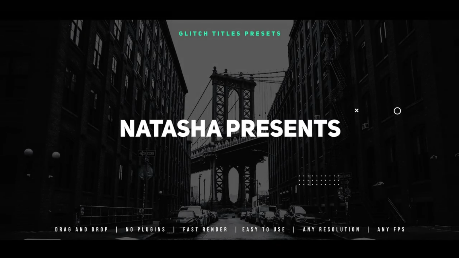 Glitch Title Presets