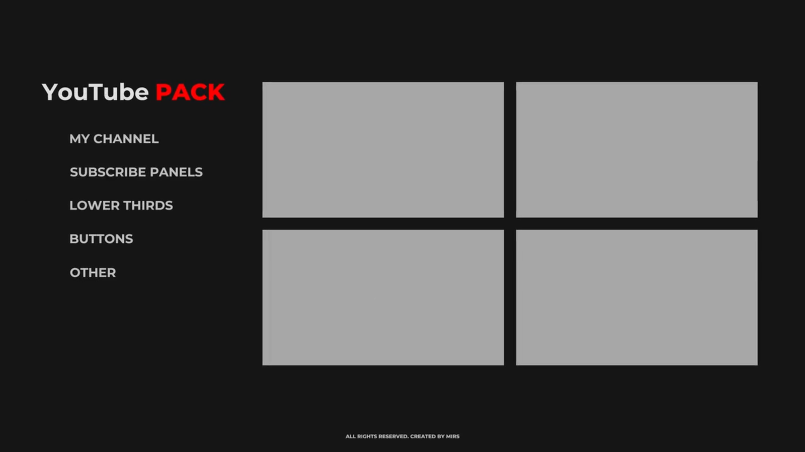 Youtube Pack
