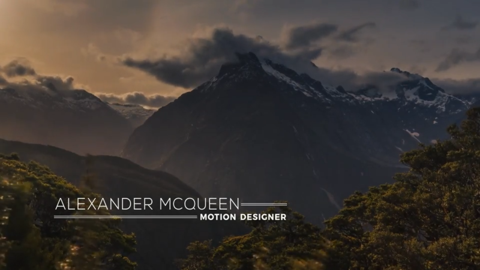 Modern Lower Thirds