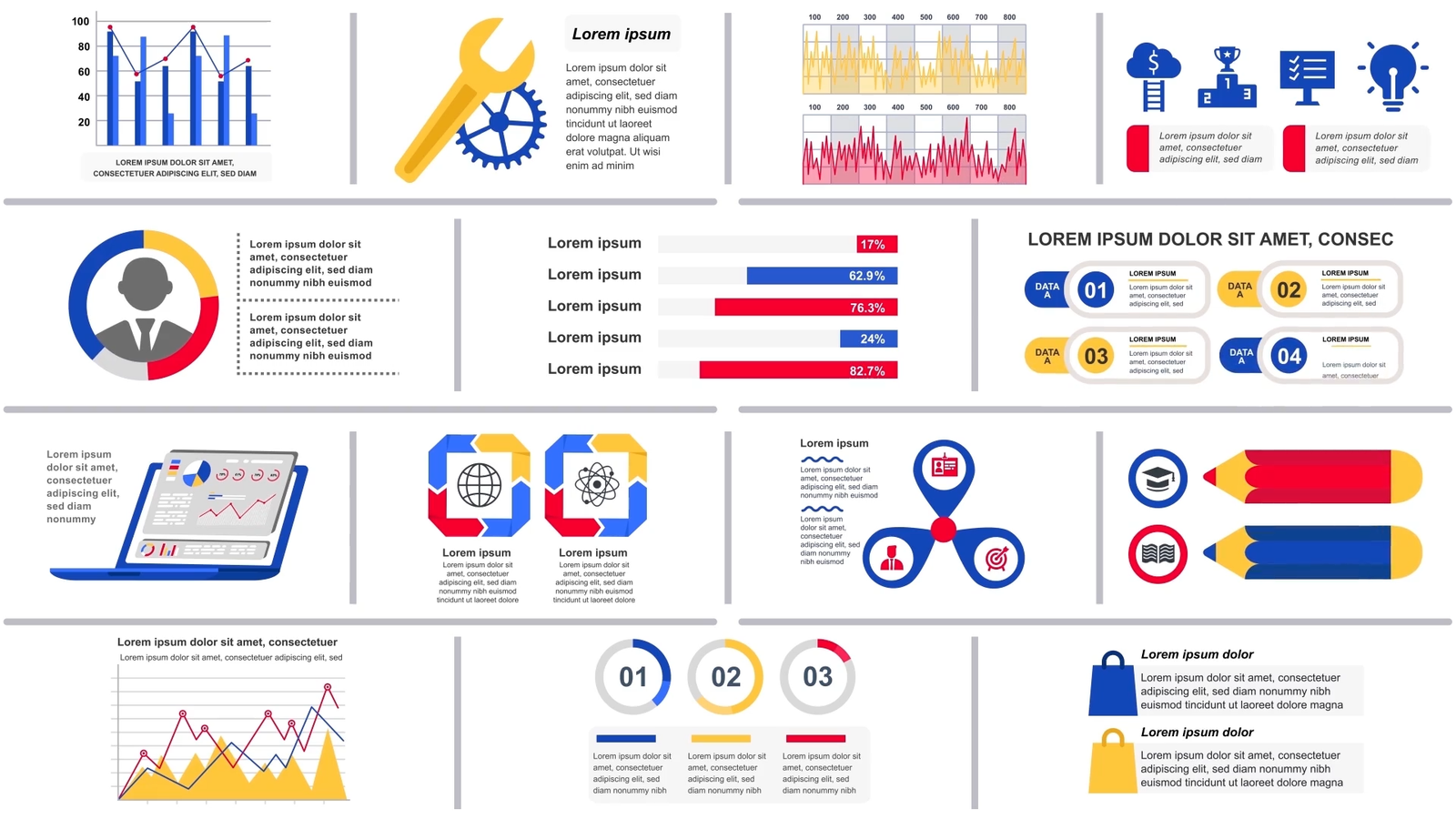 Infographics Vol.23 for Premiere Pro