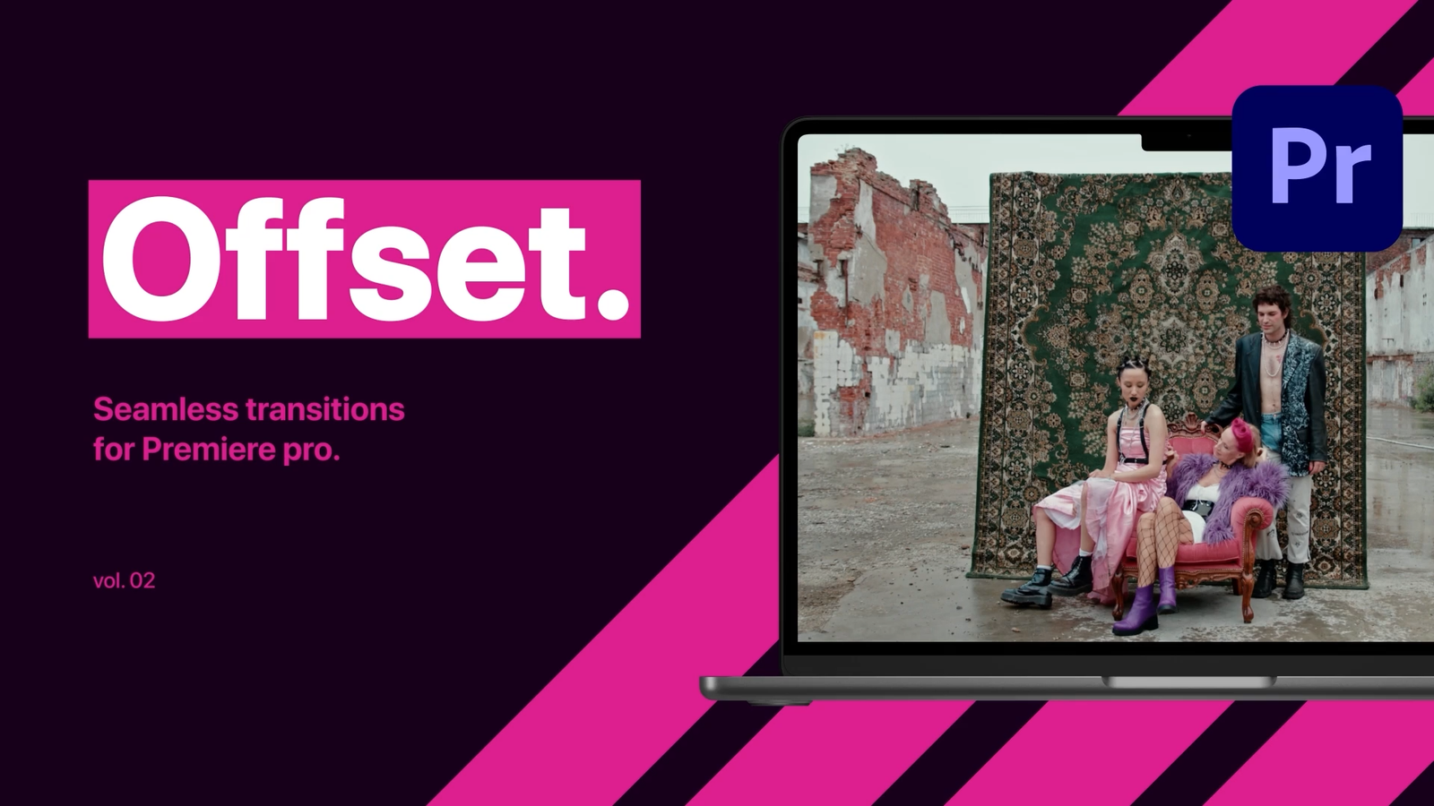Offset Transitions Vol. 02 for Premiere Pro