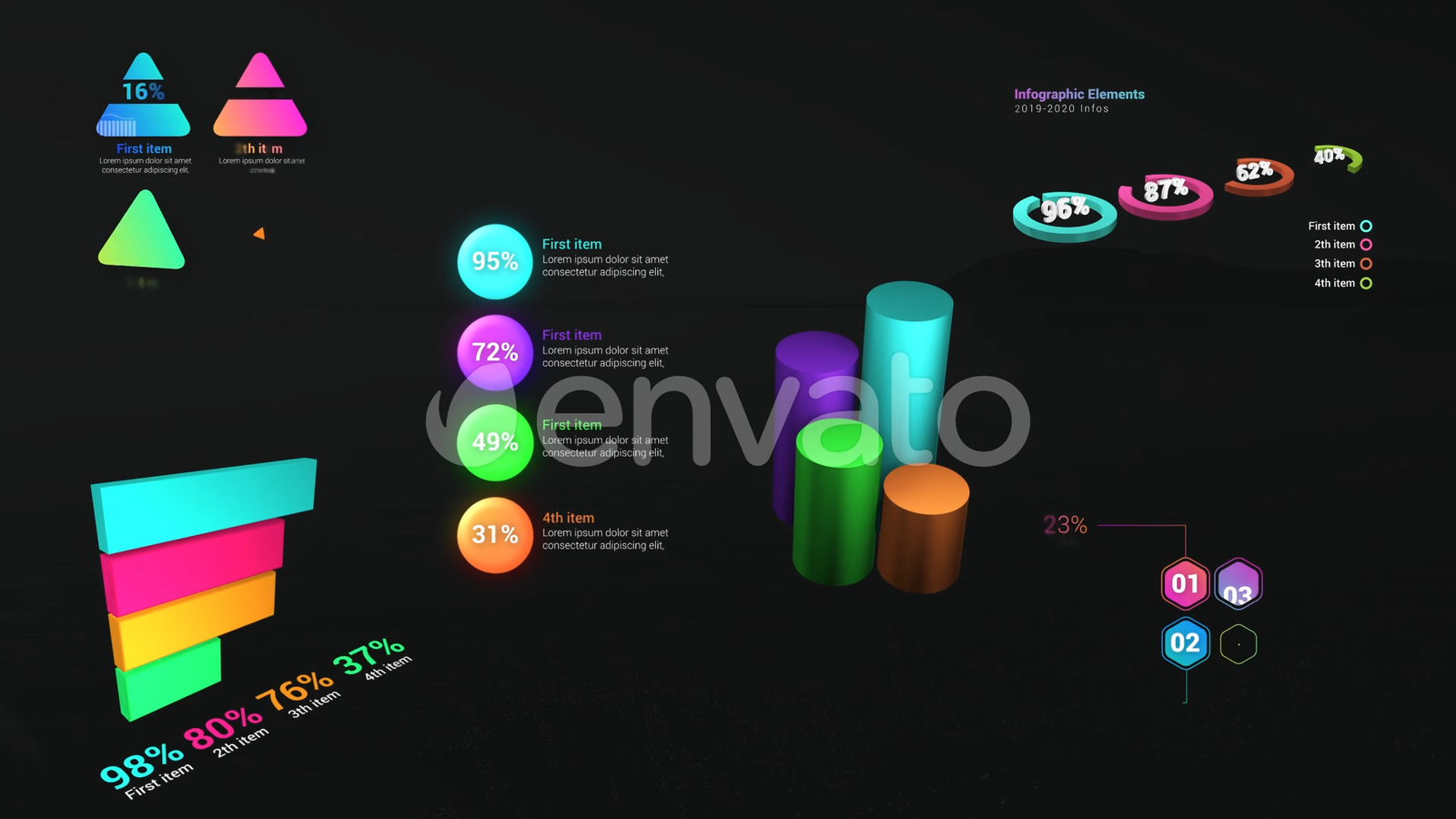 Infographic Dynamic GraphsPresentation