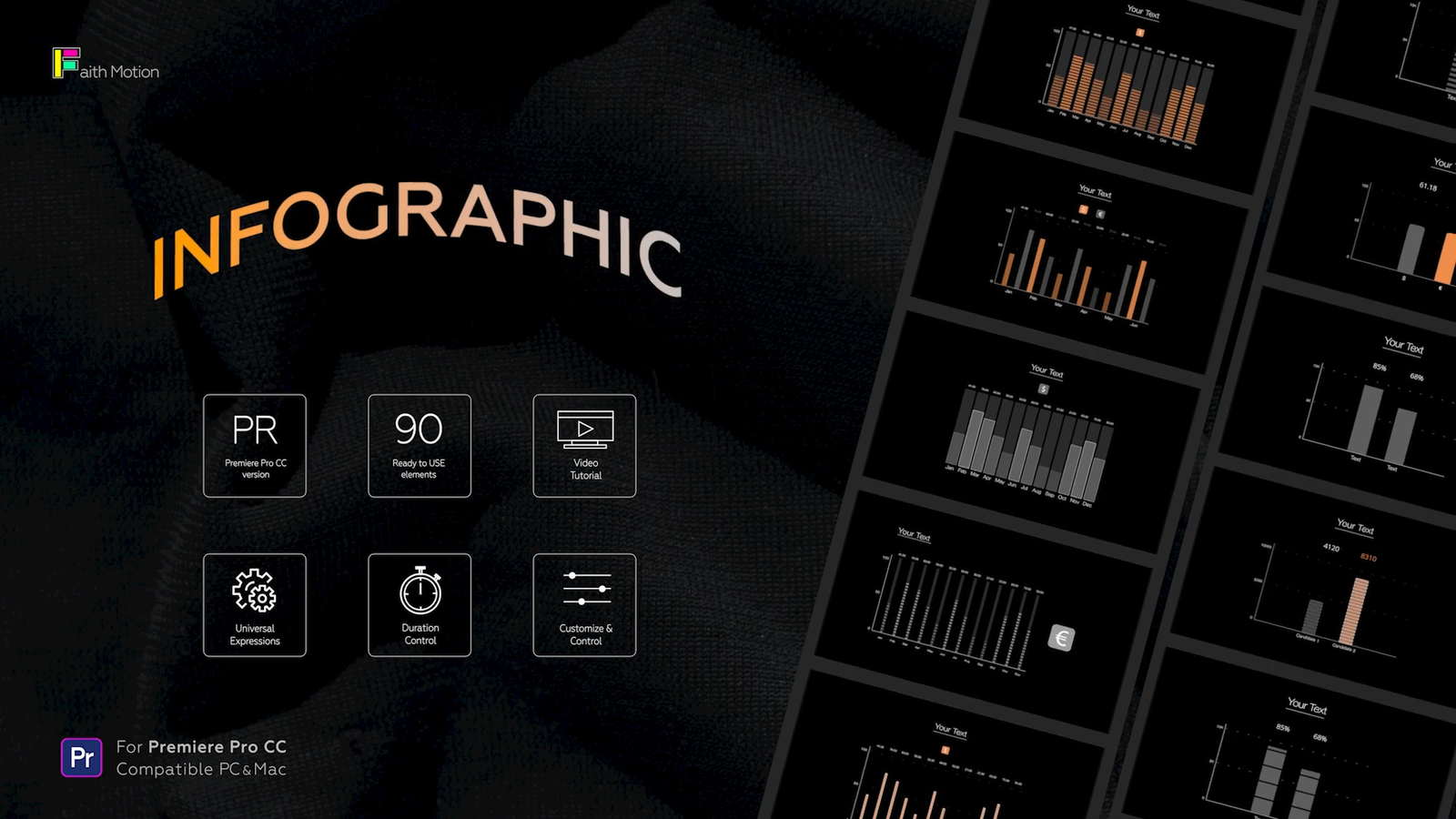 World Map Pro / MOGRT / Infographics