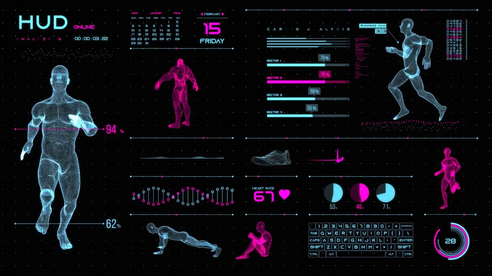 HUD Fitness for Premiere Pro