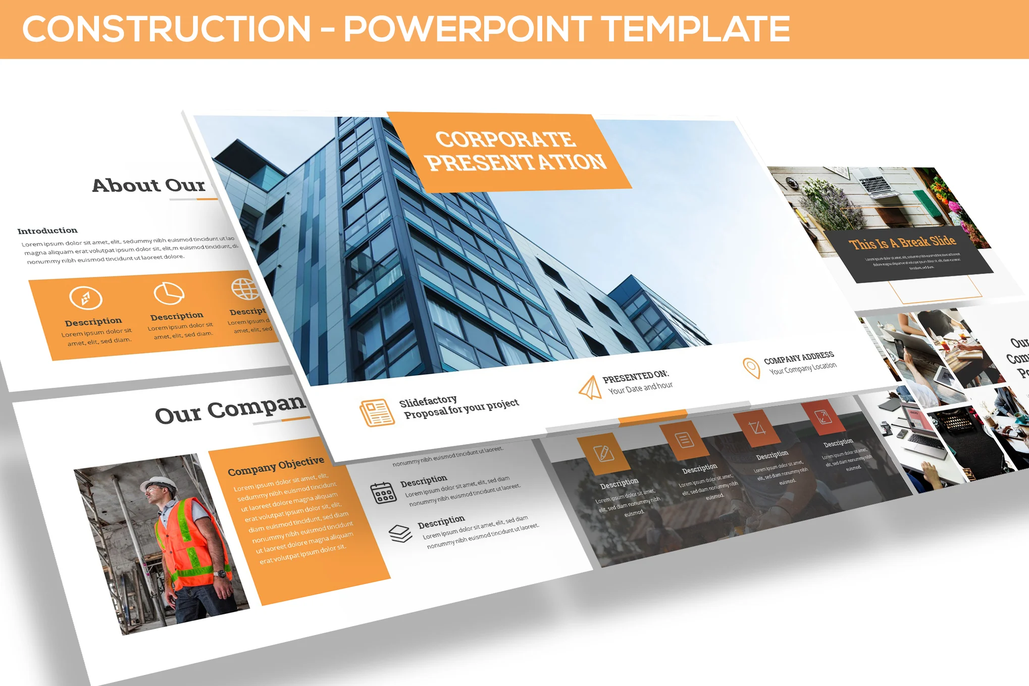 Construction Powerpoint Template