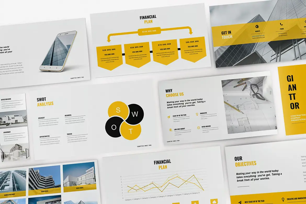 Construction Powerpoint Template