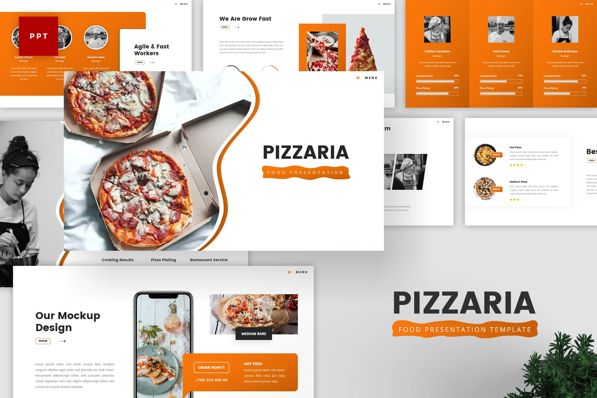 Fast Food PowerPoint Template