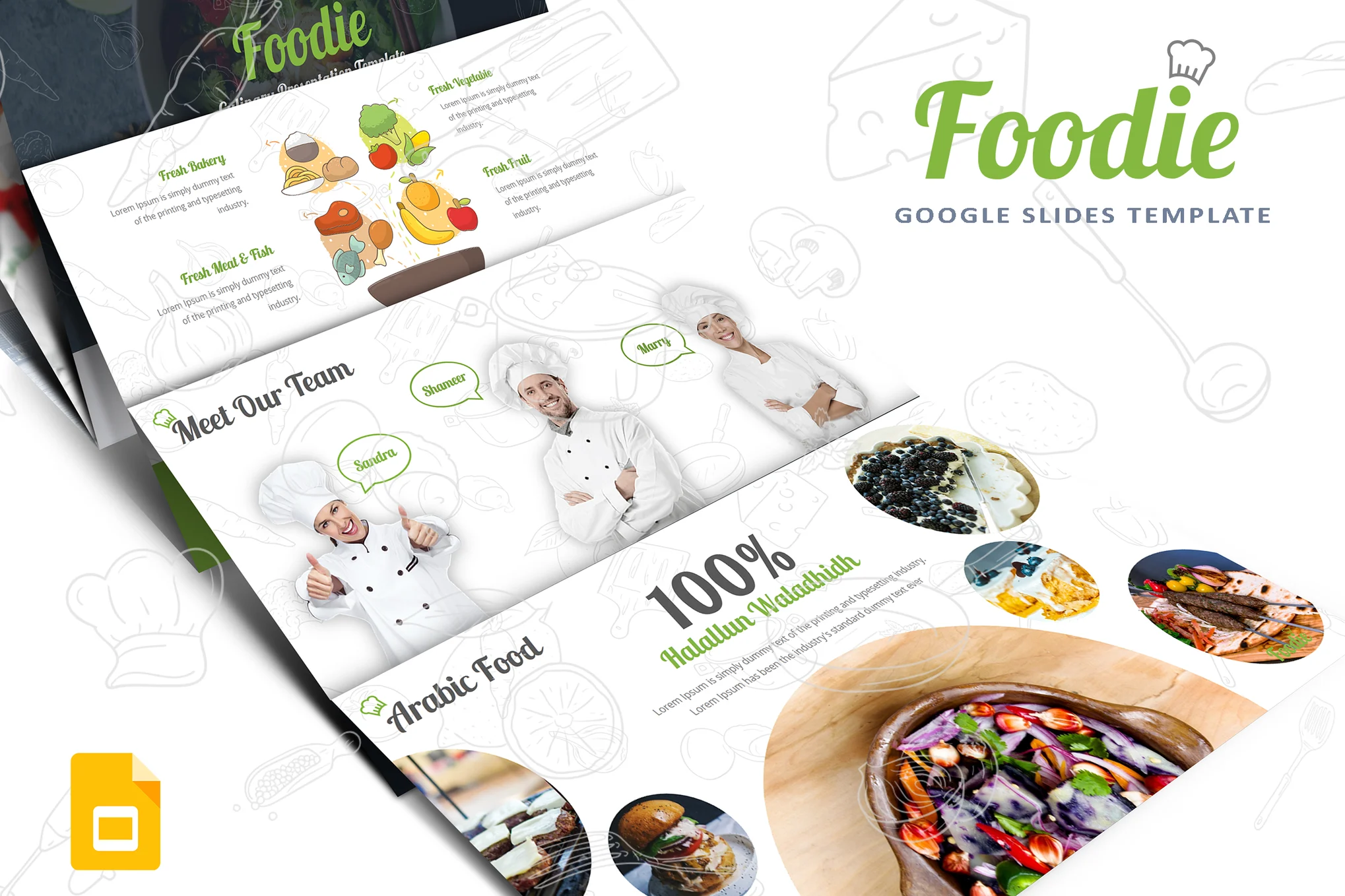 Foodie-Google Slides Template