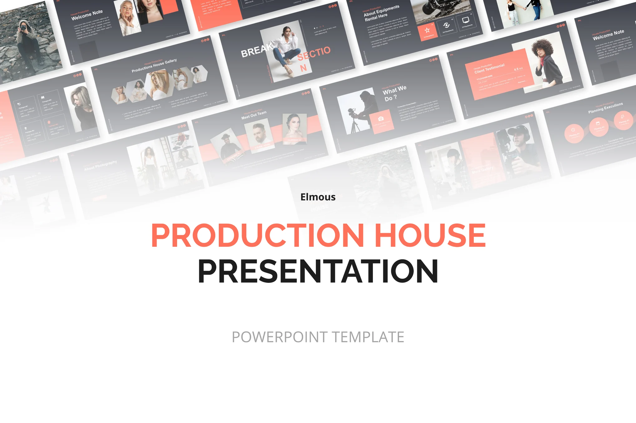 Production House Powerpoint Template Presentation