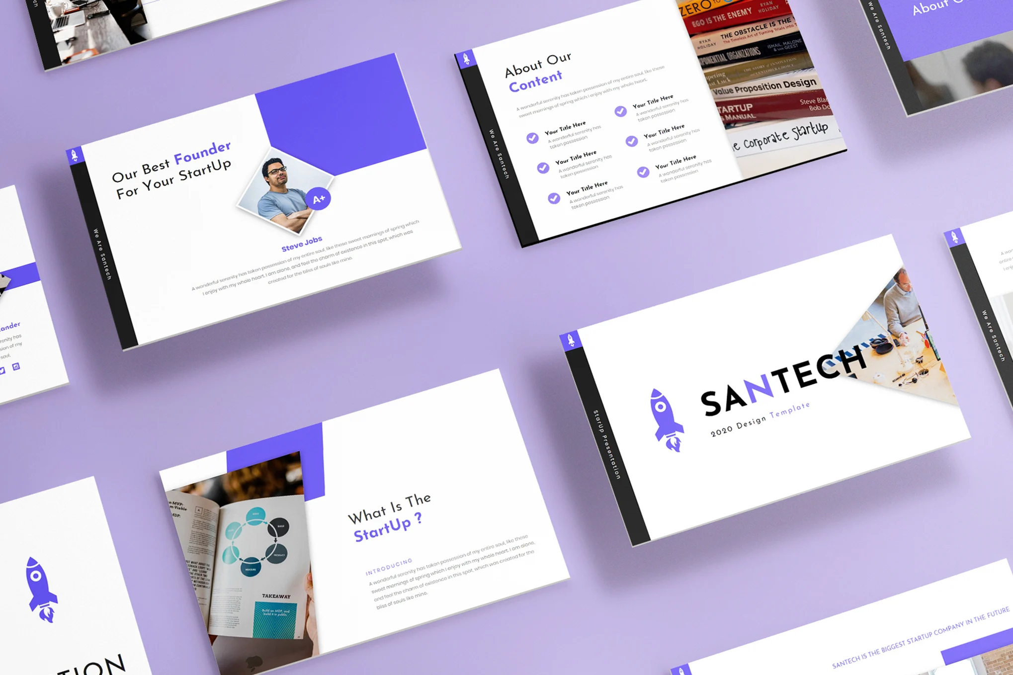 Santech - Business Technology PowerPoint Template