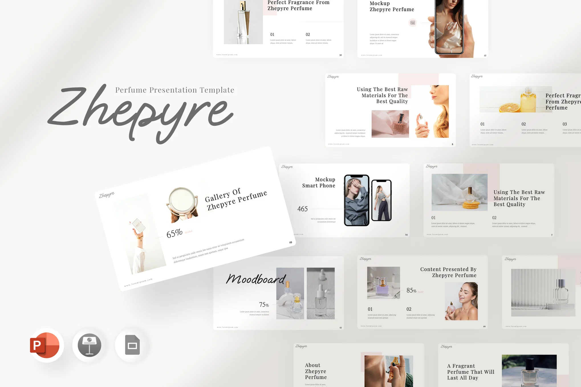 Zhepyre - Perfume Powerpoint Template