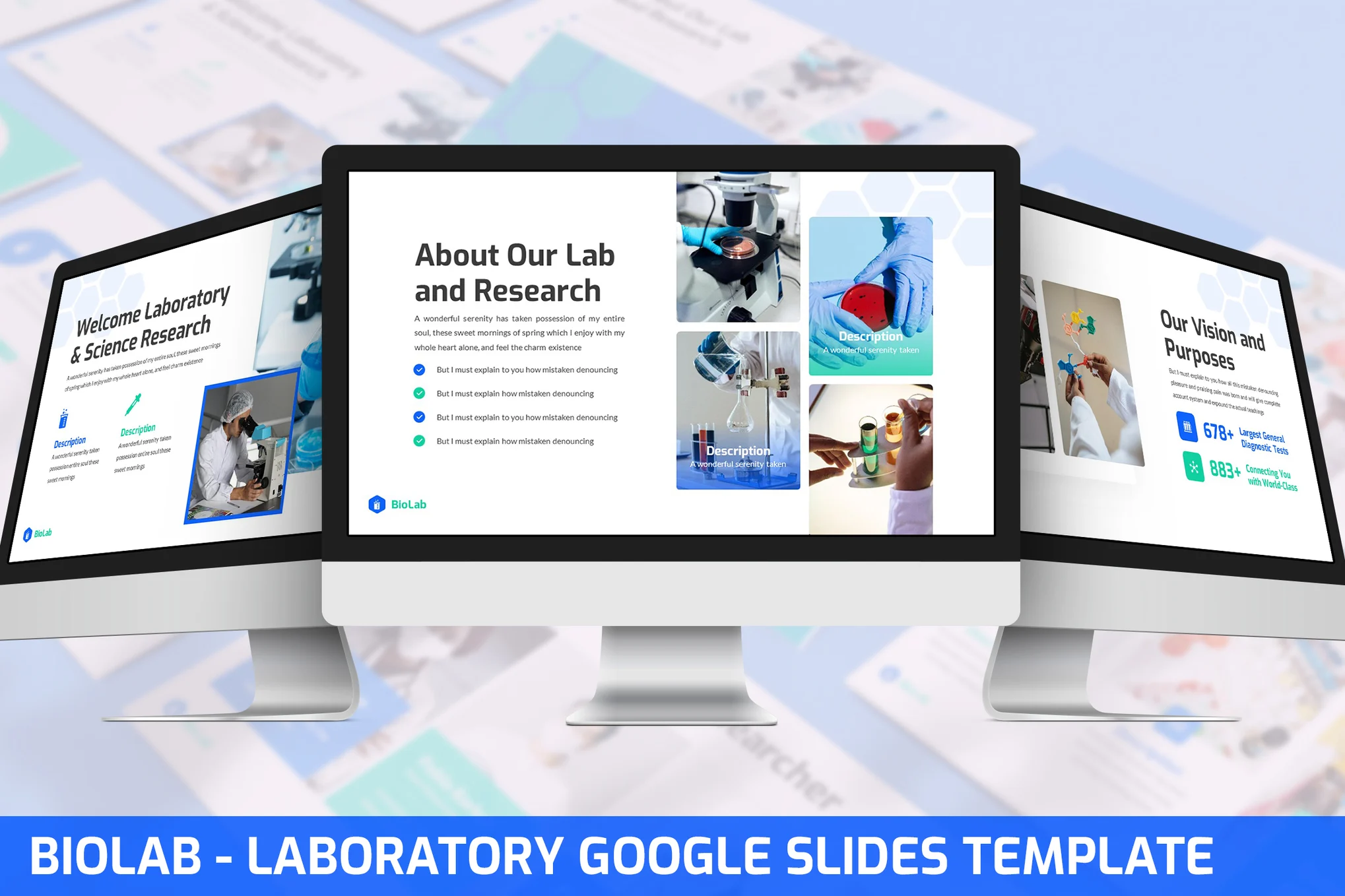 Biolab - Laboratory Google Slides Template