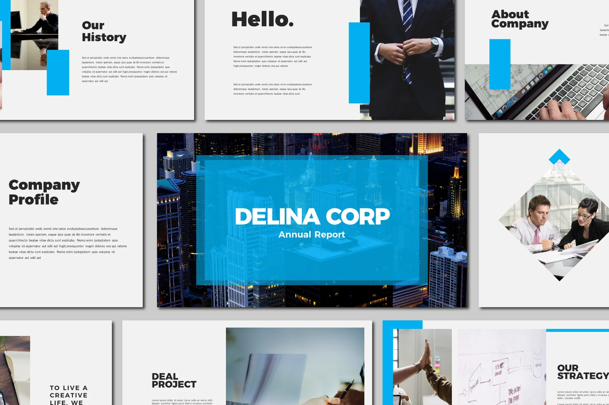 Delina Business - Powerpoint Templates