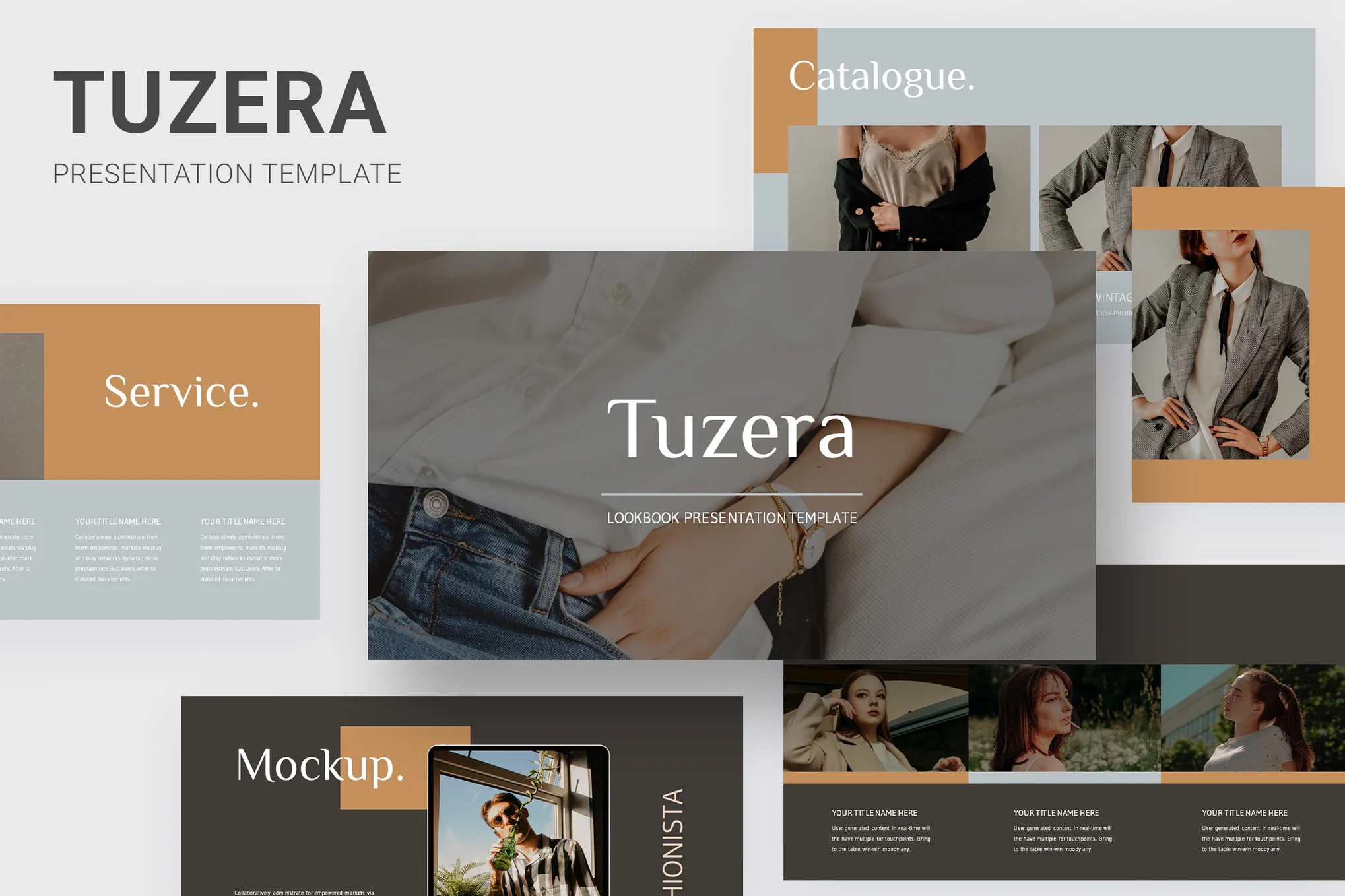 Tuzera - Fashion Magazine Powerpoint Template