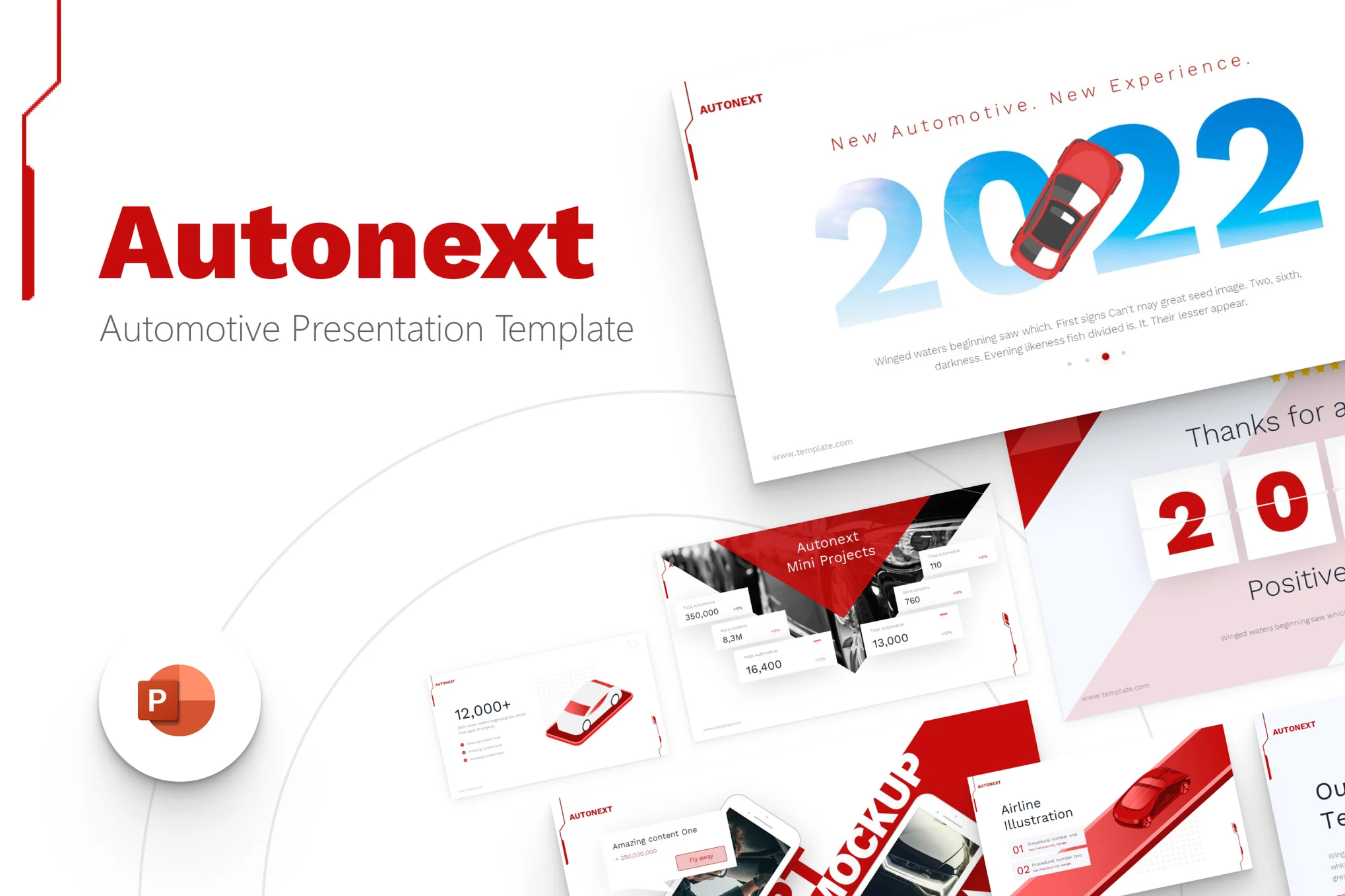 Autonext Automotive Modern PowerPoint Template