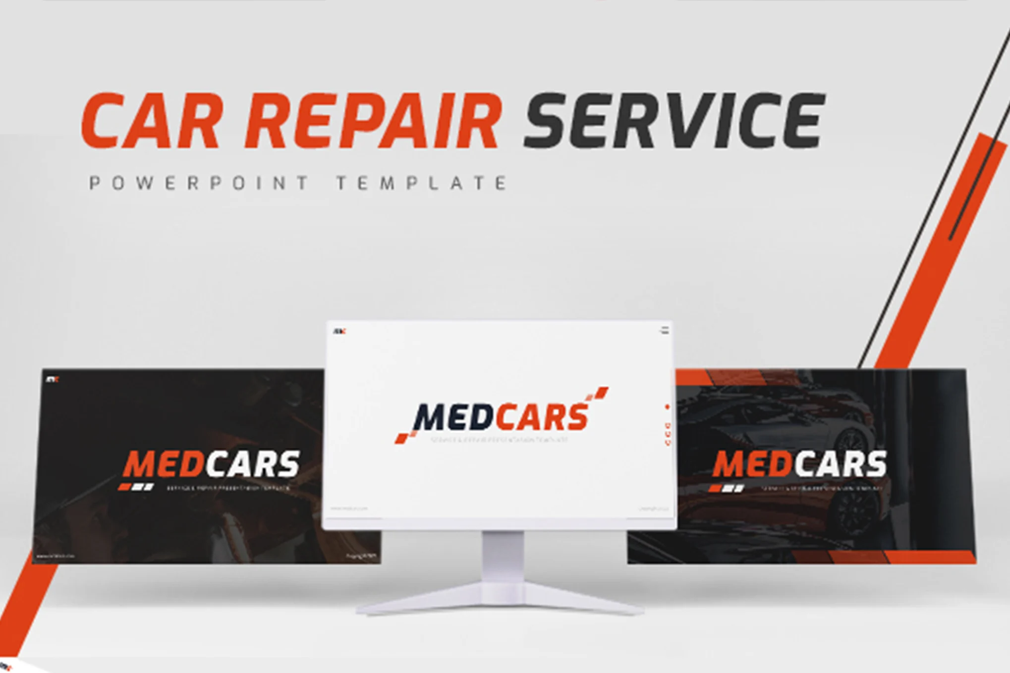 Car Service and Repair Powerpoint Template