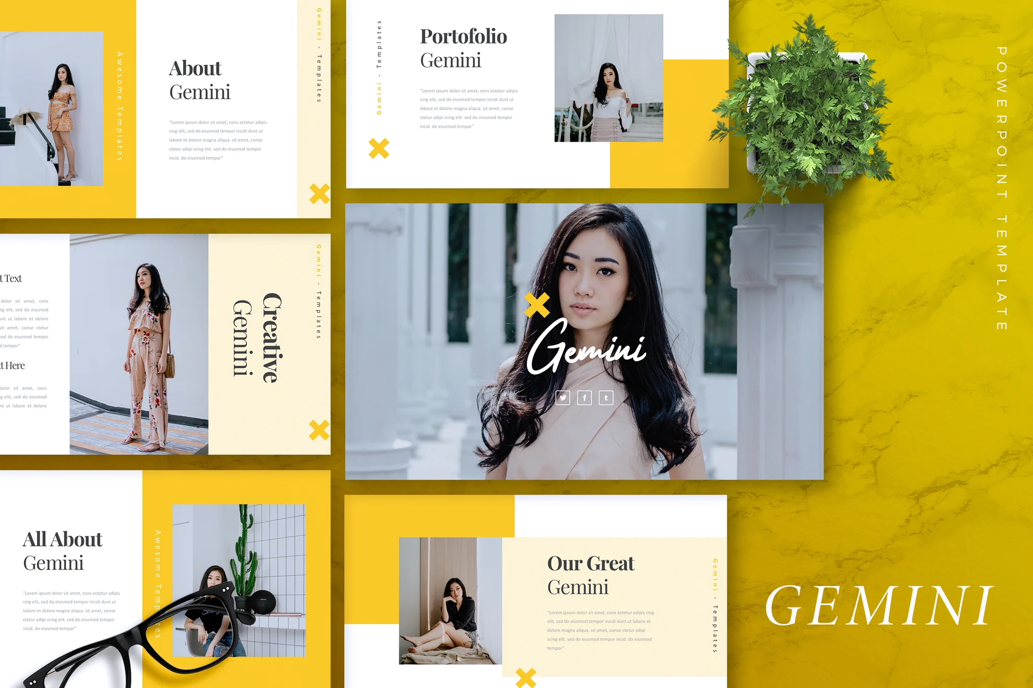 GEMINI - Fashion Powerpoint Template